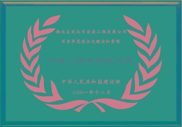 中國人居環境范例獎 中國人居環境范例獎